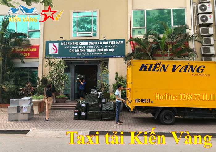Cho thuê xe taxi tải Hà Nội Kiến Vàng
