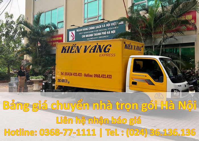 Taxi tải chuyển nhà tại Hà Nội