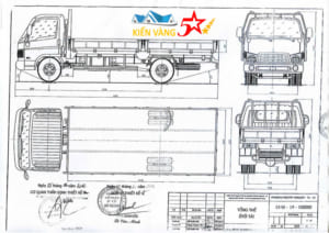 Kích thước xe tải 10 tấn